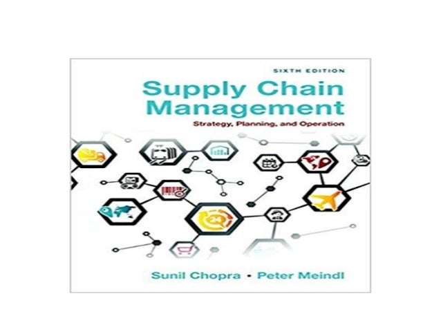 Supply Chain Management Supply Chain Management